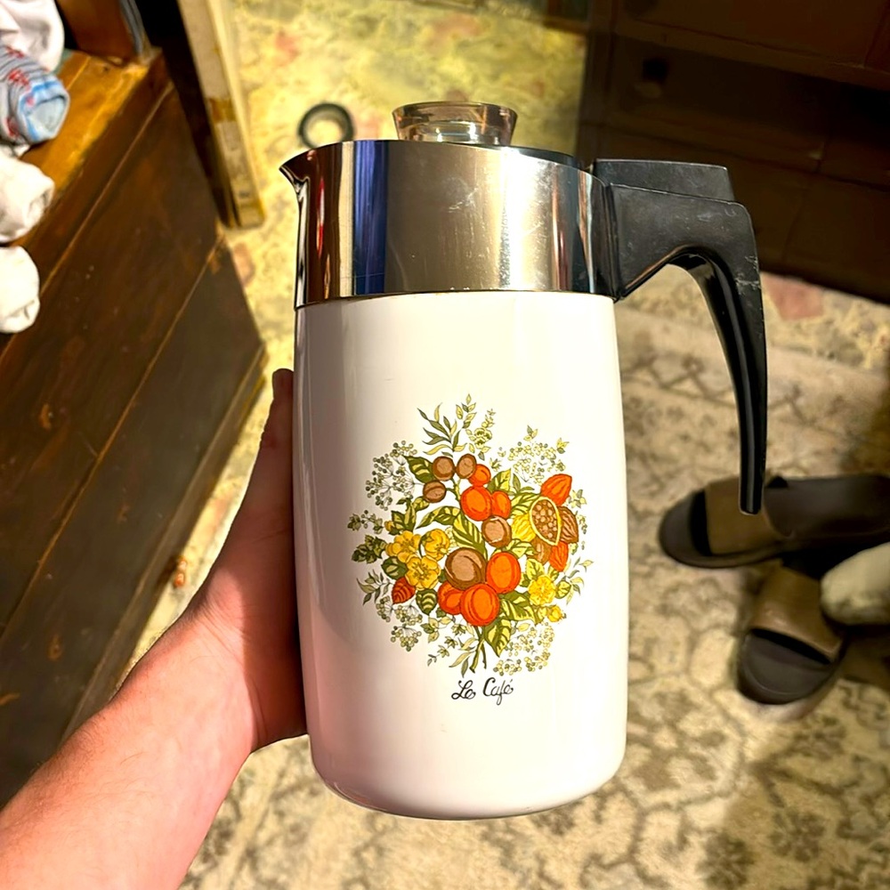 Vintage Corning Le Cafe Spice O Life Coffee 10 Cup